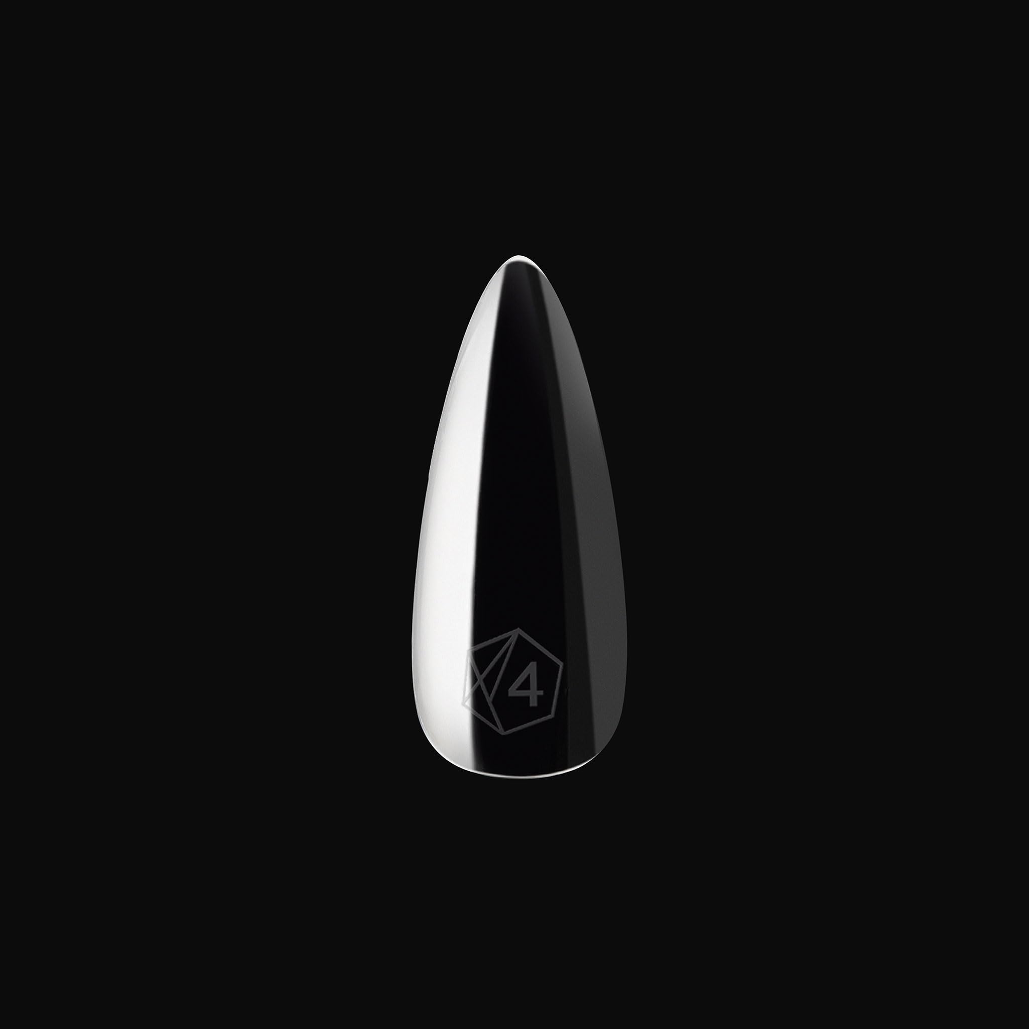 APRES Gel-X sculpted stiletto close-up highlights durable, long-lasting edges