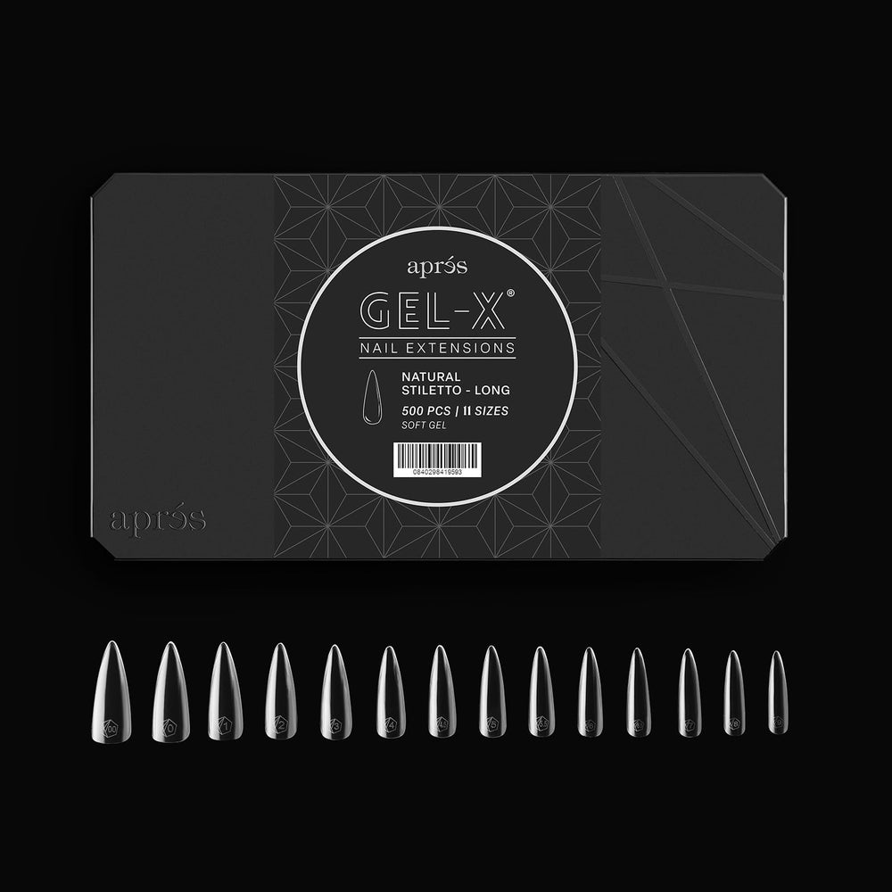 APRÉS Gel-X con tallas 00-9 para ajuste seguro