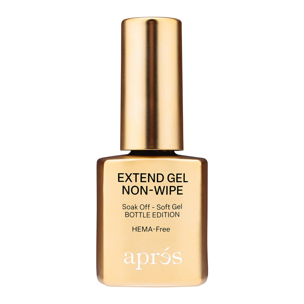 APRÉS Extend Gel Non-Wipe bottle with Brush-X for precise gel placement.