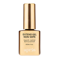 APRÉS Extend Gel Non-Wipe bottle with Brush-X for precise gel placement.