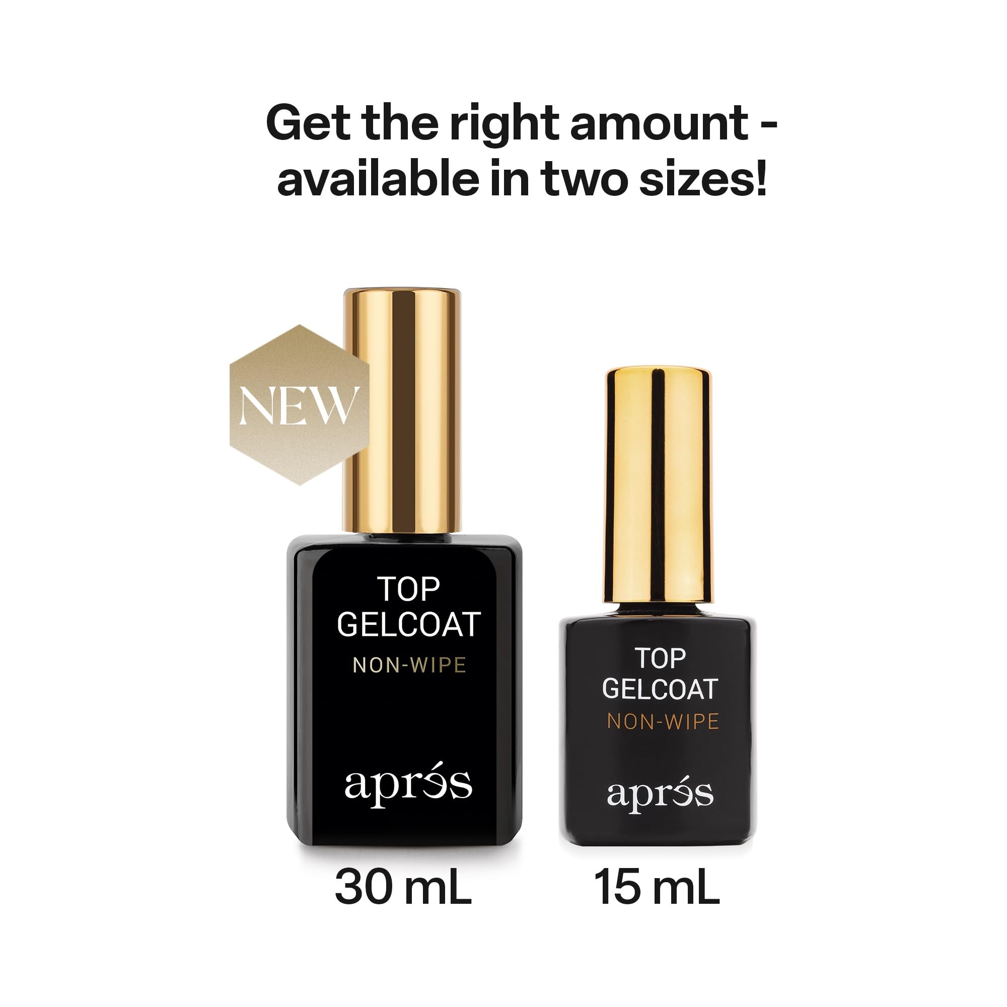 APRÉS Top Gloss polvo cromado compatible para efectos reflectantes