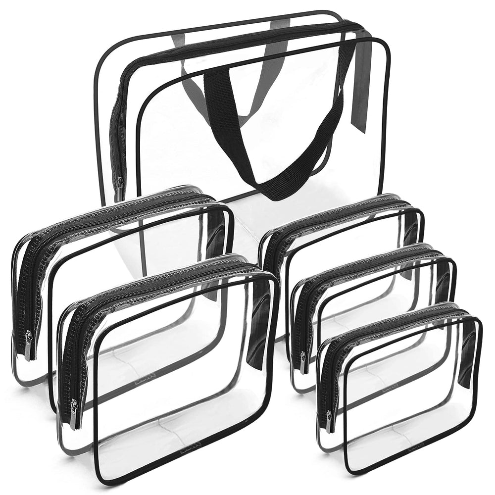 APREUTY clear makeup bags large travel case keeps cosmetics visible and easily accessible.