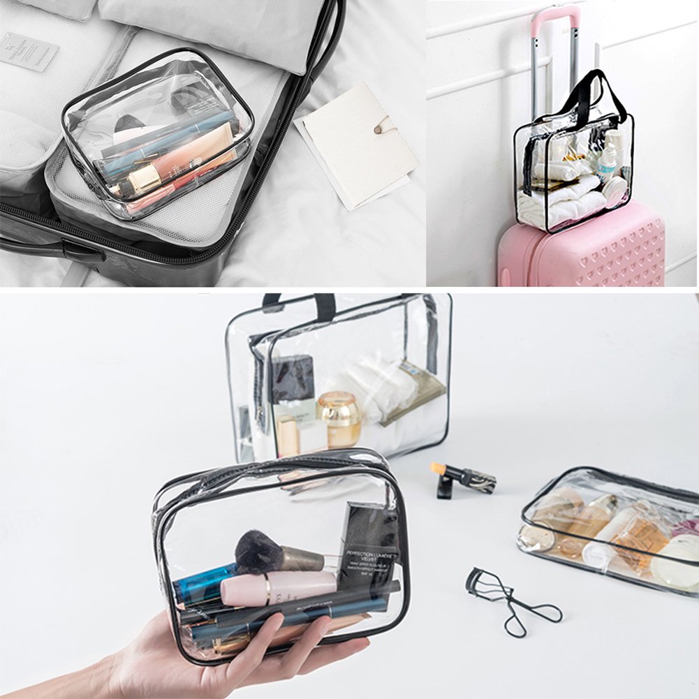 APREUTY transparent travel bag supports efficient security checks.