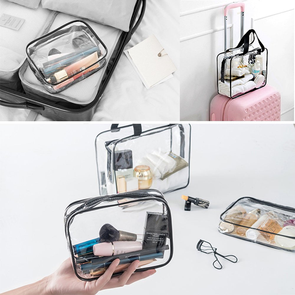 APREUTY transparent travel bag supports efficient security checks.