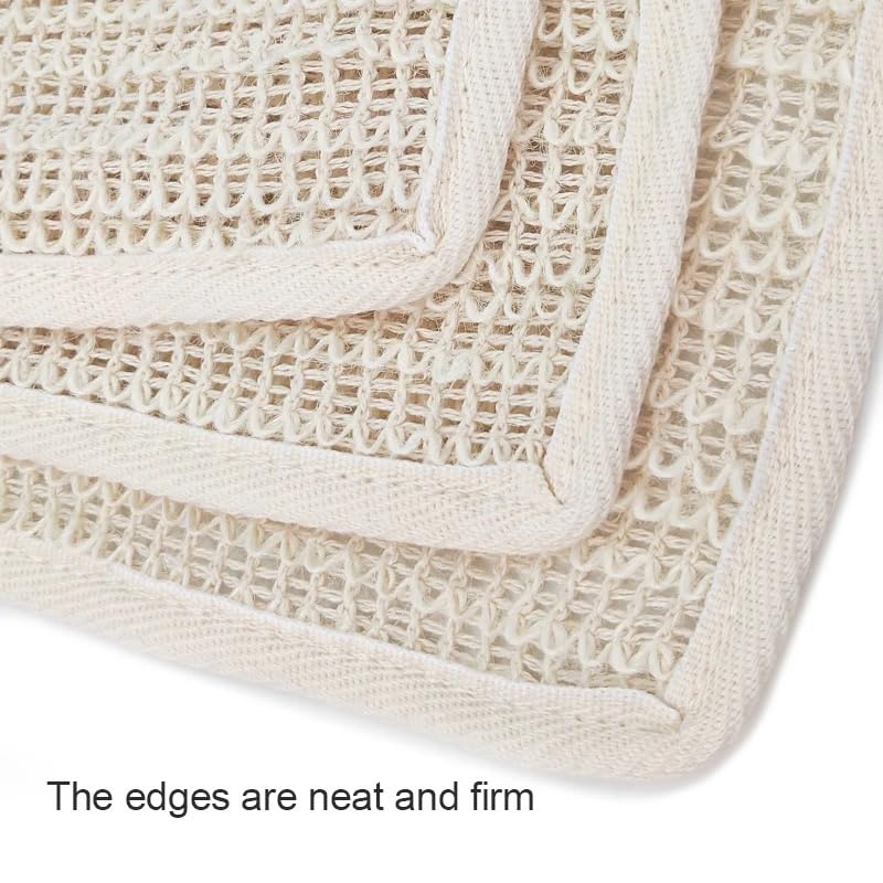 Aprils Angels toallita sisal, doble uso para rostro y cuerpo con exfoliación equilibrada.