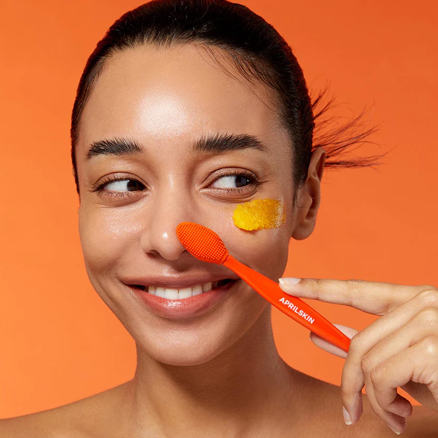 APRILSKIN carrotene cleansing balm pairing boosts routine for efficient makeup removal.