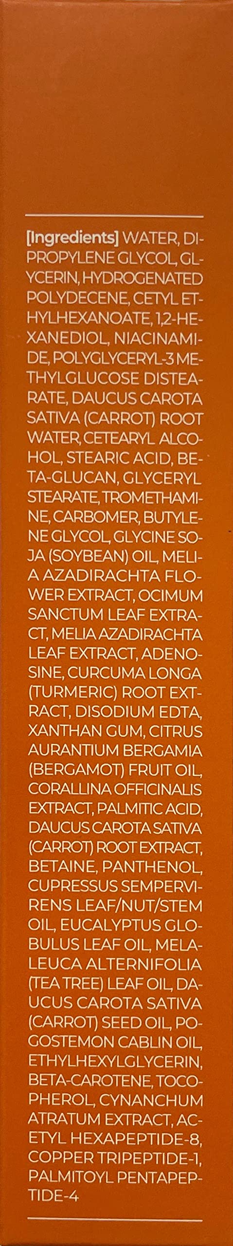 Embalaje sin fragancia de APRILSKIN Carrotene