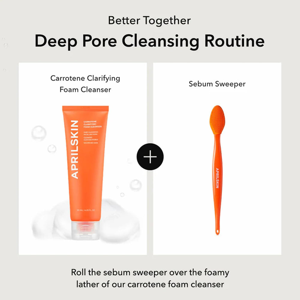 APRILSKIN deep pore cleaning massager enhances cleansing sessions for a refreshed complexion.