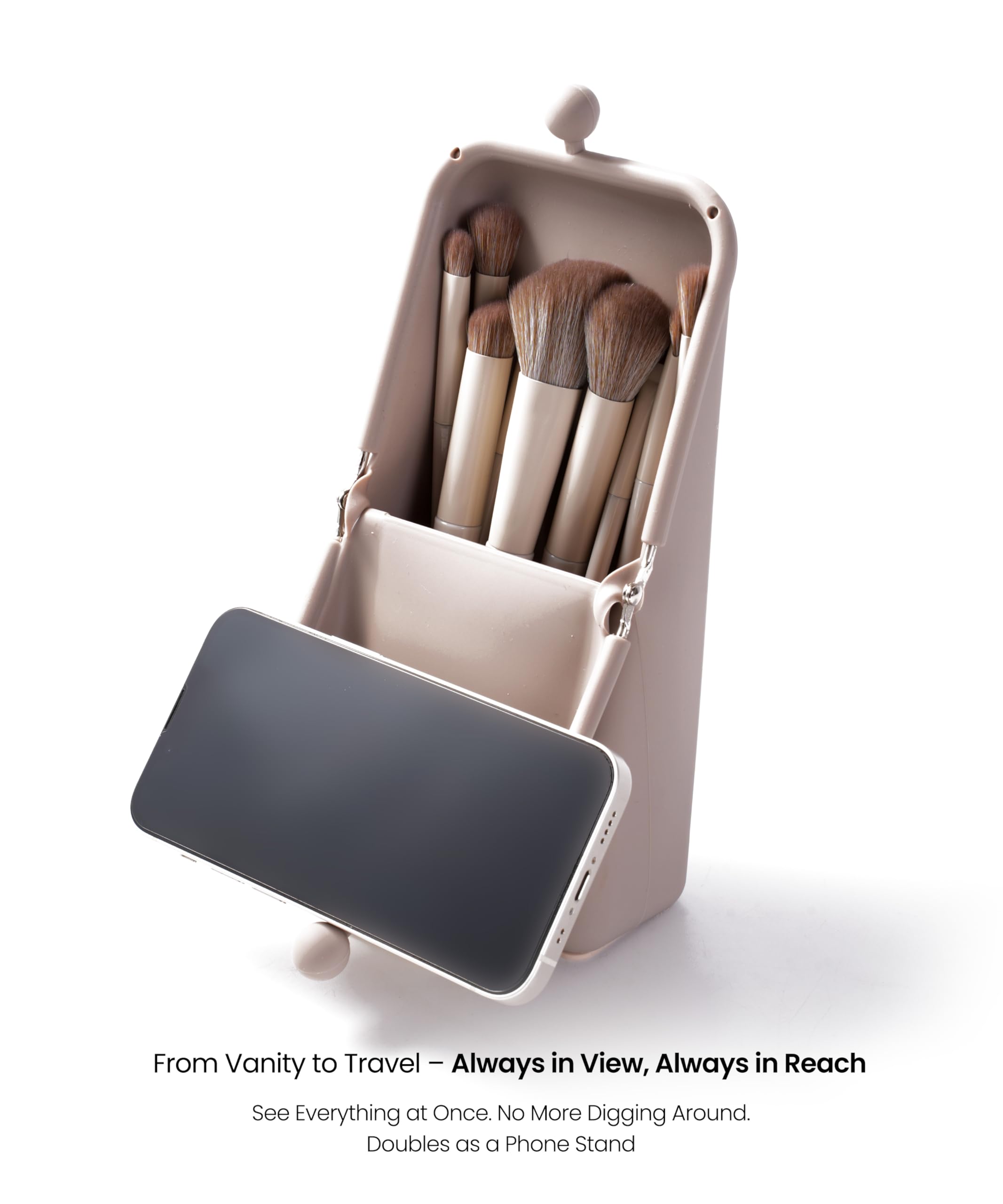 APT 1101 portable cosmetic organizer for home, work, and travel