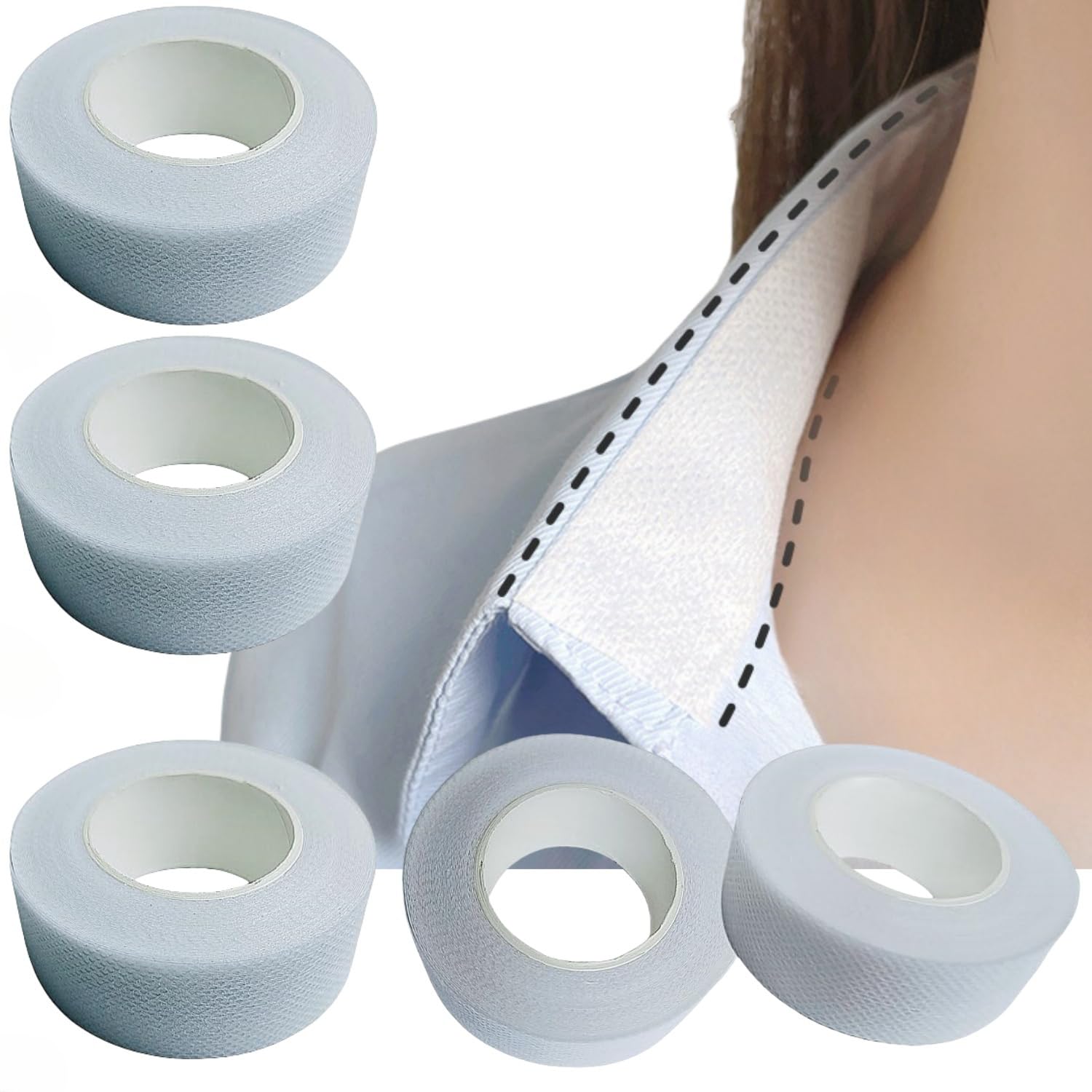 APZDFGIFCD protector de cuello, rollo de 3 m para viajes