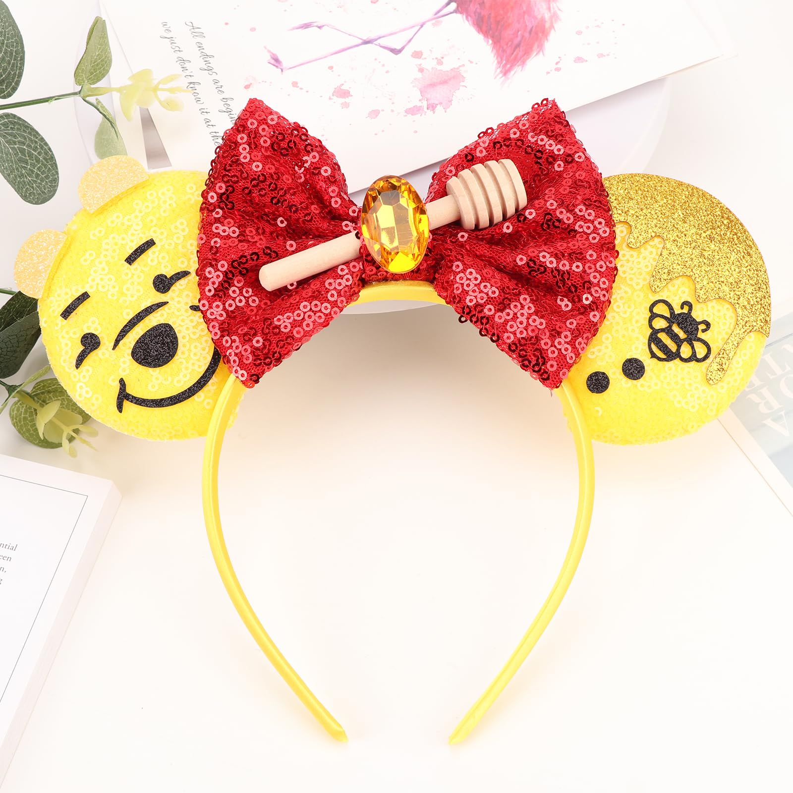AQOKKA bow-detail headband adds glamour for day-long wear.