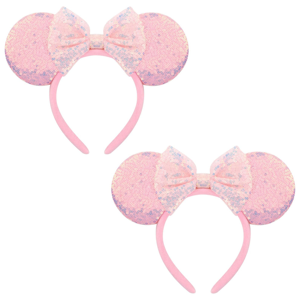 AQOKKA orejas de ratón con lazo Minnie, complemento ideal para disfraces y fiestas.