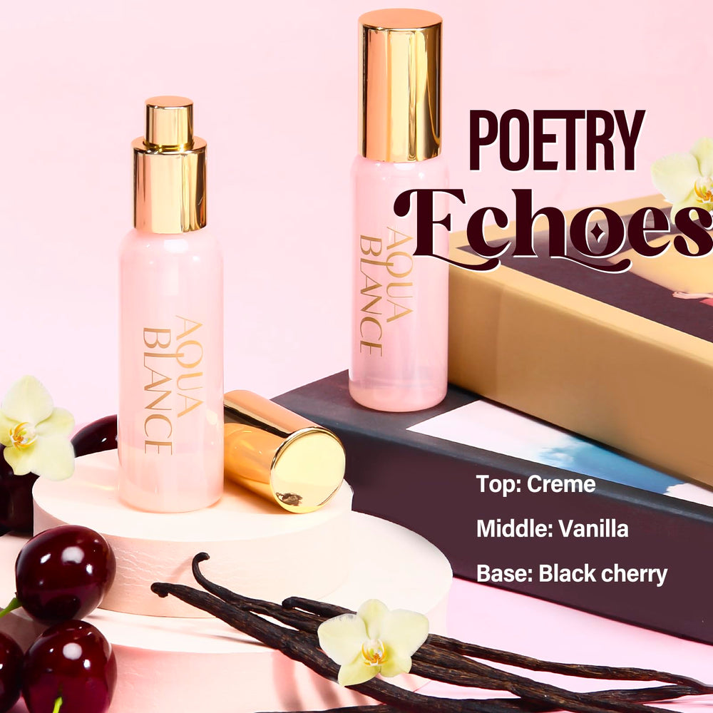 AQUA BLANCE Body Spray Trio Set; three scents in travel-friendly 60ml bottles.