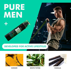 AQUA BLANCE bottle angled for versatile daily wear.