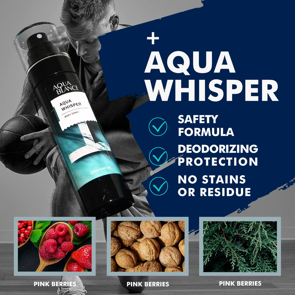 Three-pack AQUA BLANCE display for gifting or shared use.