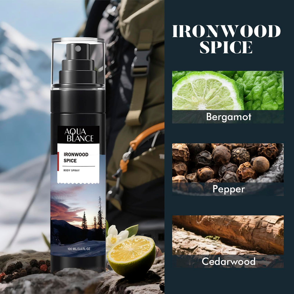 AQUA BLANCE Sailors Essence spray captures ocean-inspired citrus and herbs for everyday vigor.