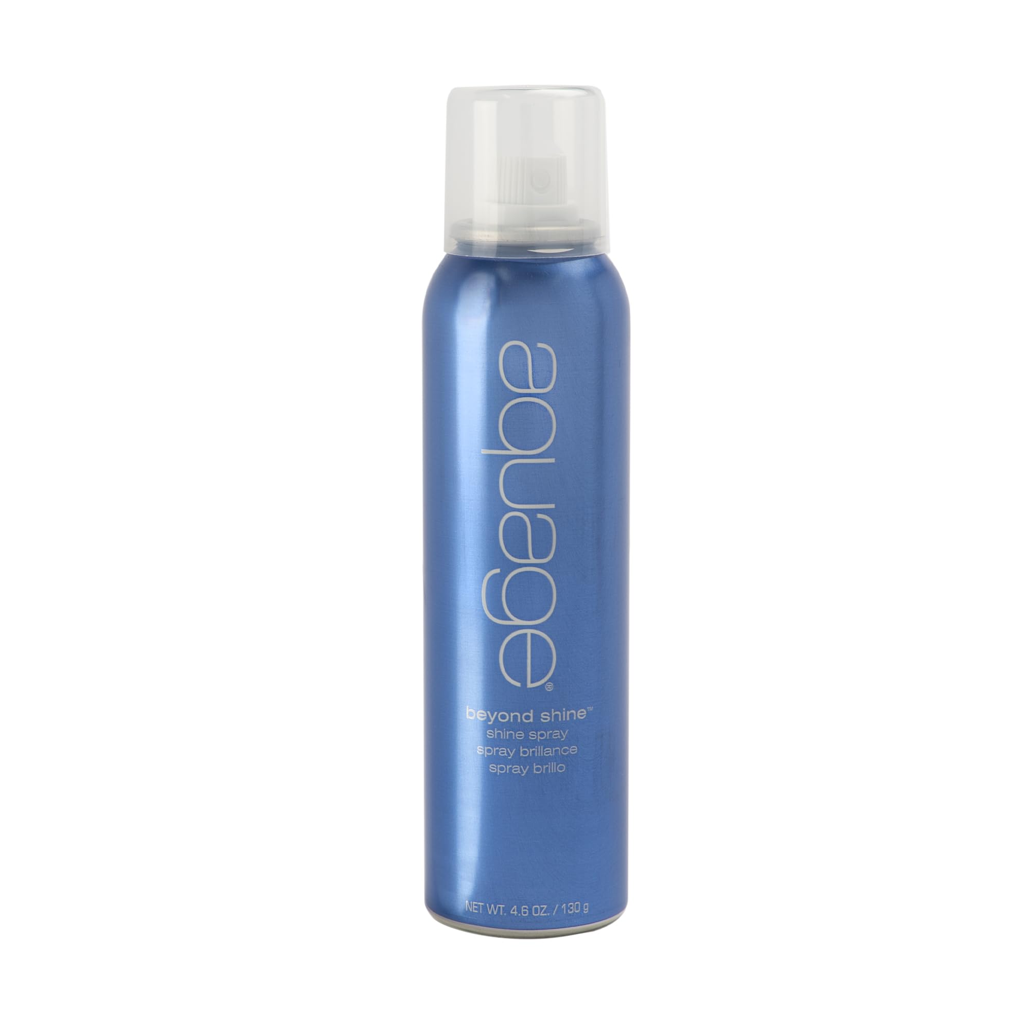AQUAGE Beyond Shine Spray muestra brillo de acabado en peinado terminado