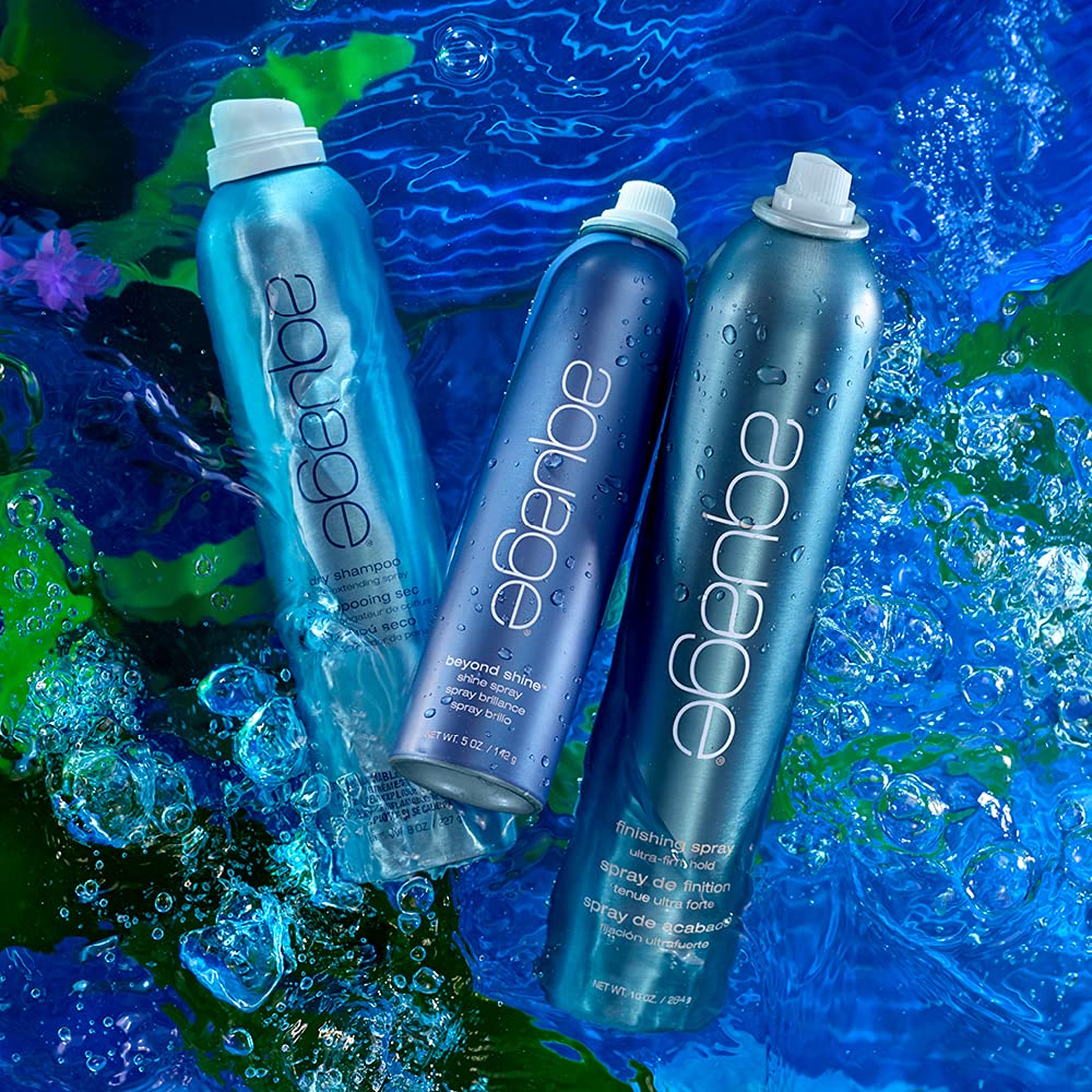 Protección del color con AQUAGE Beyond Shine Spray para cabello teñido