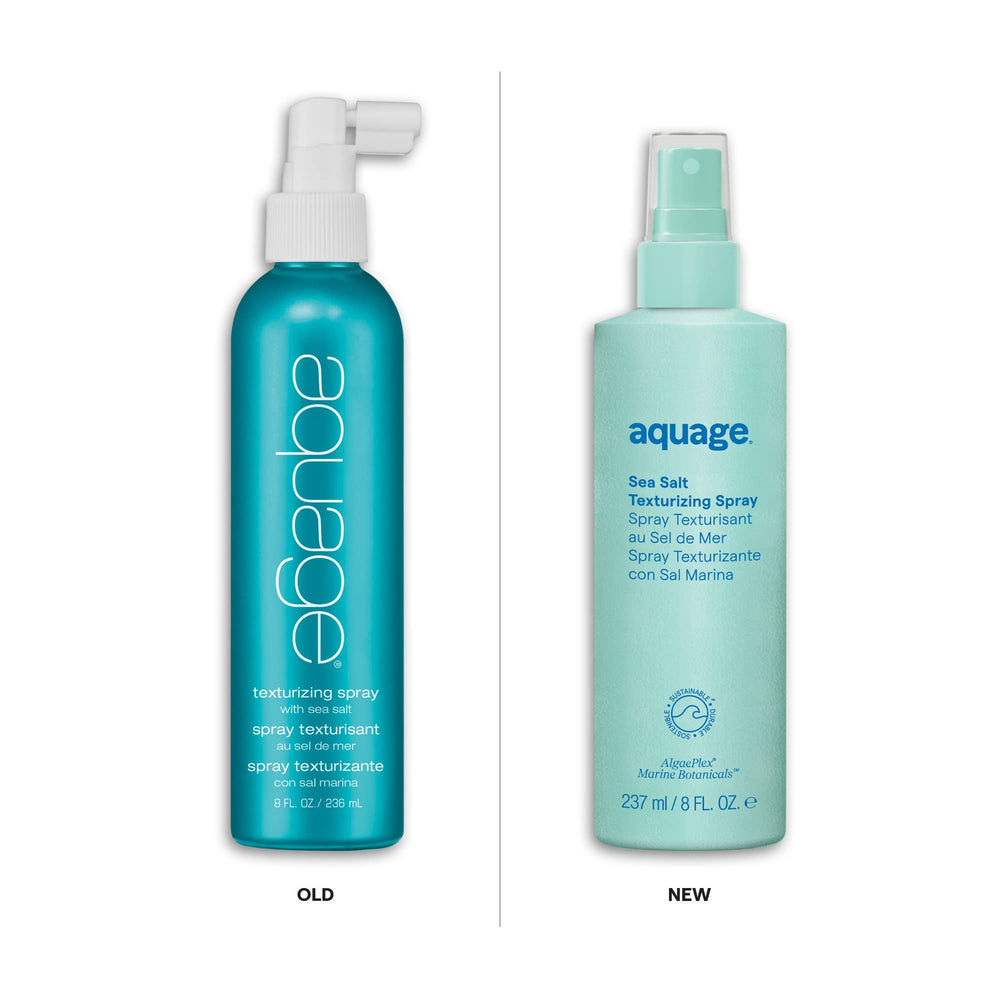 Aquage cabello tras uso con textura playa y volumen.