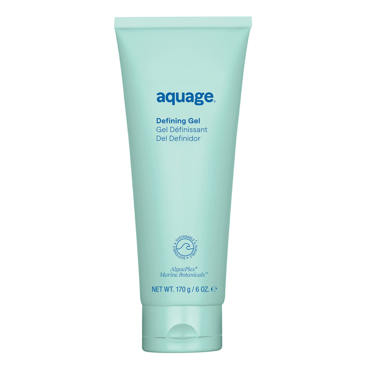AQUAGE Defining Gel: botella visible para rizos naturales con definición sin encrespamiento