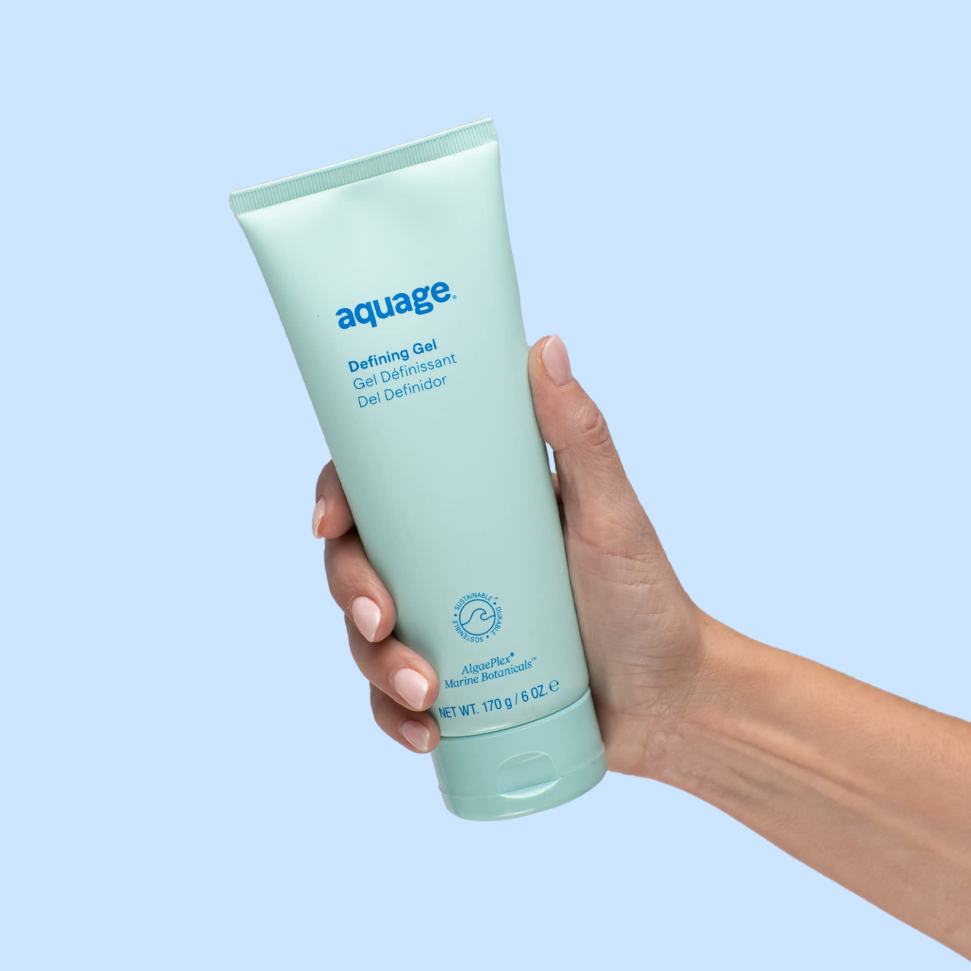 AQUAGE Defining Gel: secado al aire para acabado suave y definido