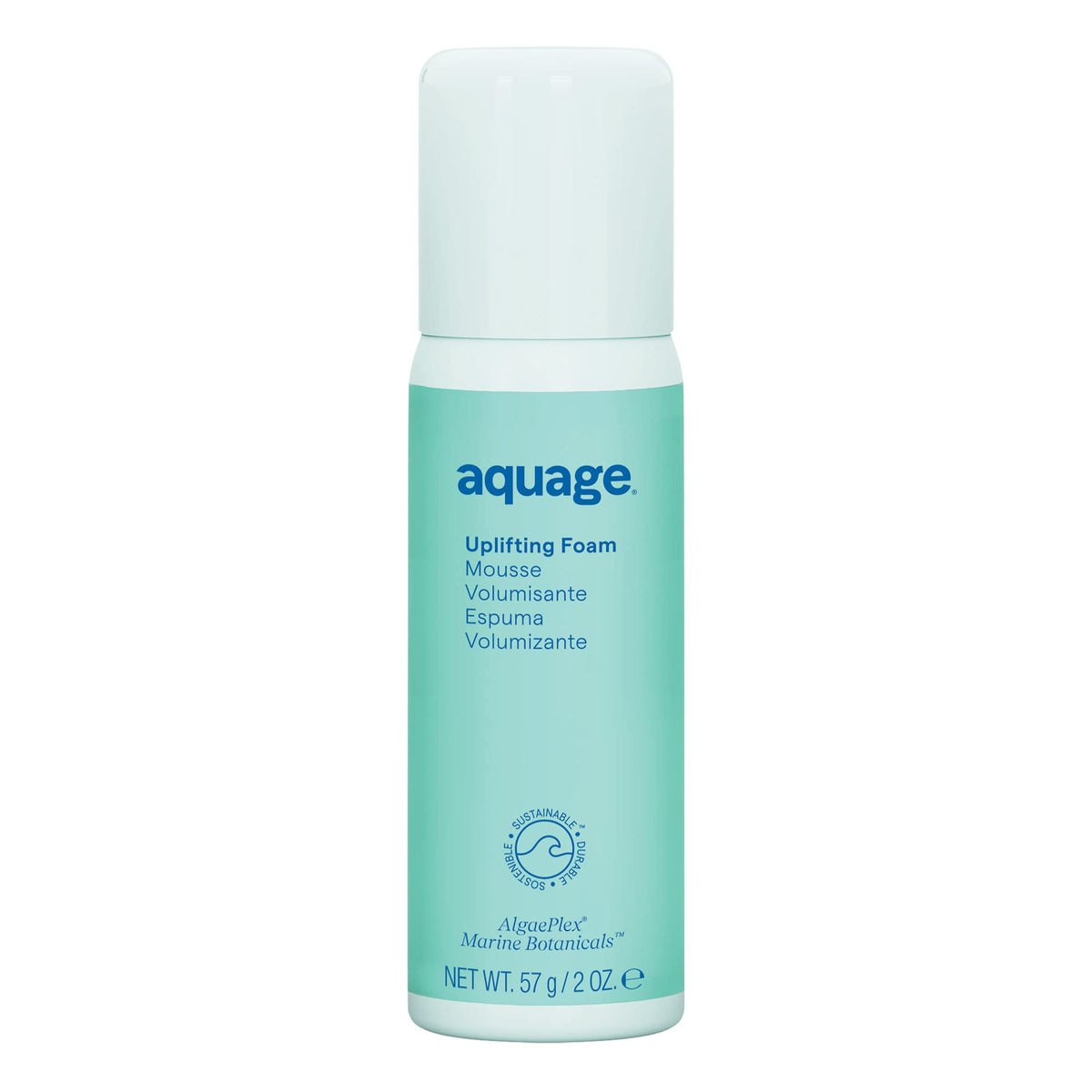 Aquage Espuma Elevadora: envase de viaje para volumen ligero.