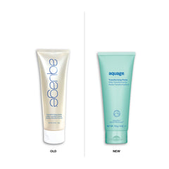 AQUAGE Transforming Paste hand-application shows easy work-through for styling.