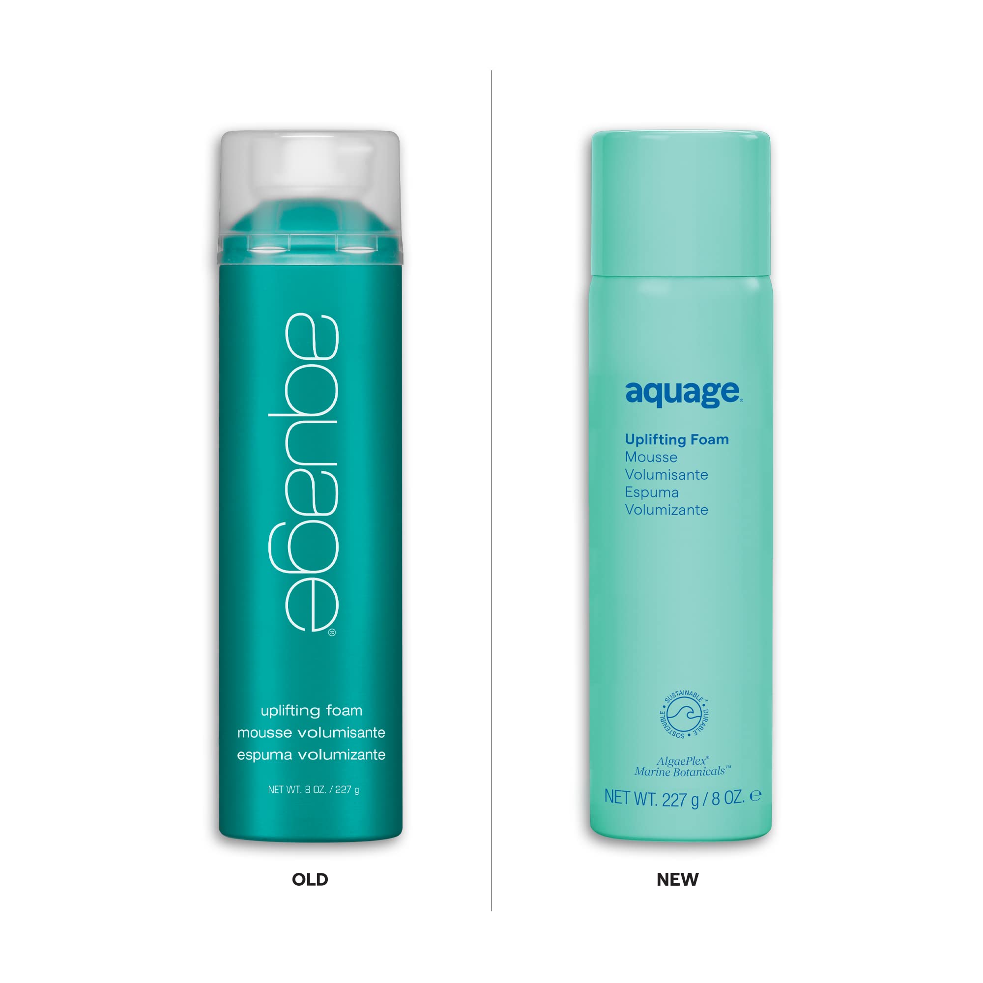 Aquage Uplifting Foam applied to wet hair for root lift