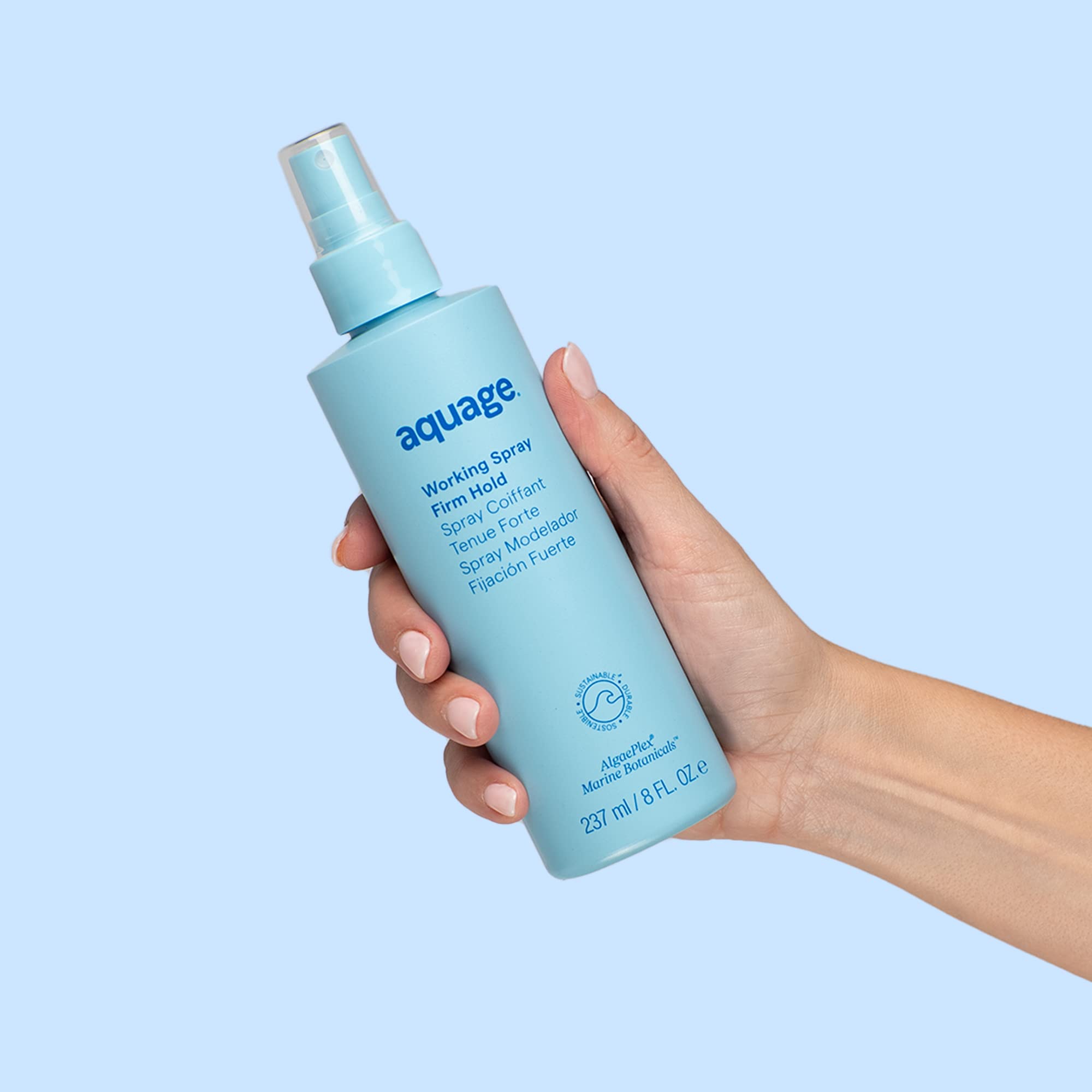 Fijación resistente al viento para peinados diarios con Aquage