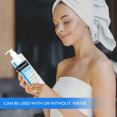 Aquanil Lotion, botella de cuidado corporal para hidratación suave durante el día.