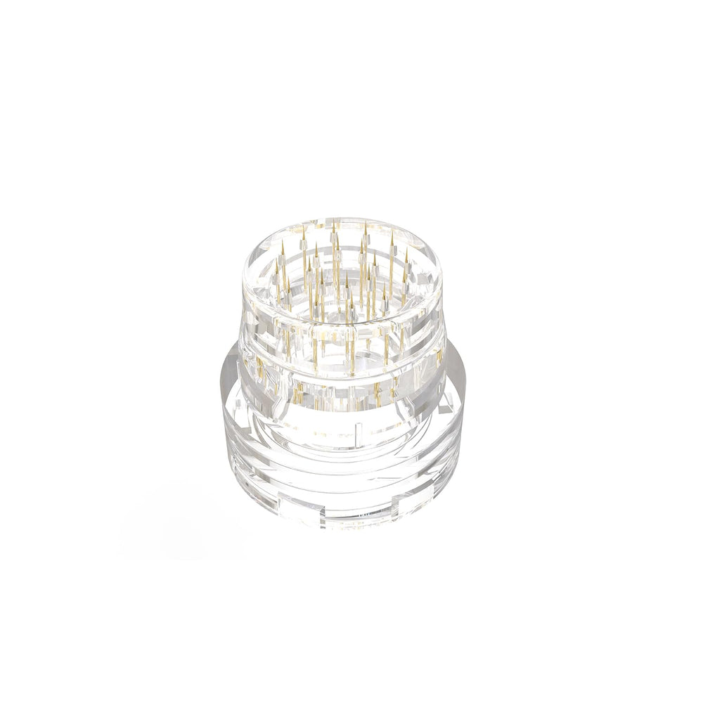 AQUAPEN replacement head with threaded vial connection enabling quick installation.