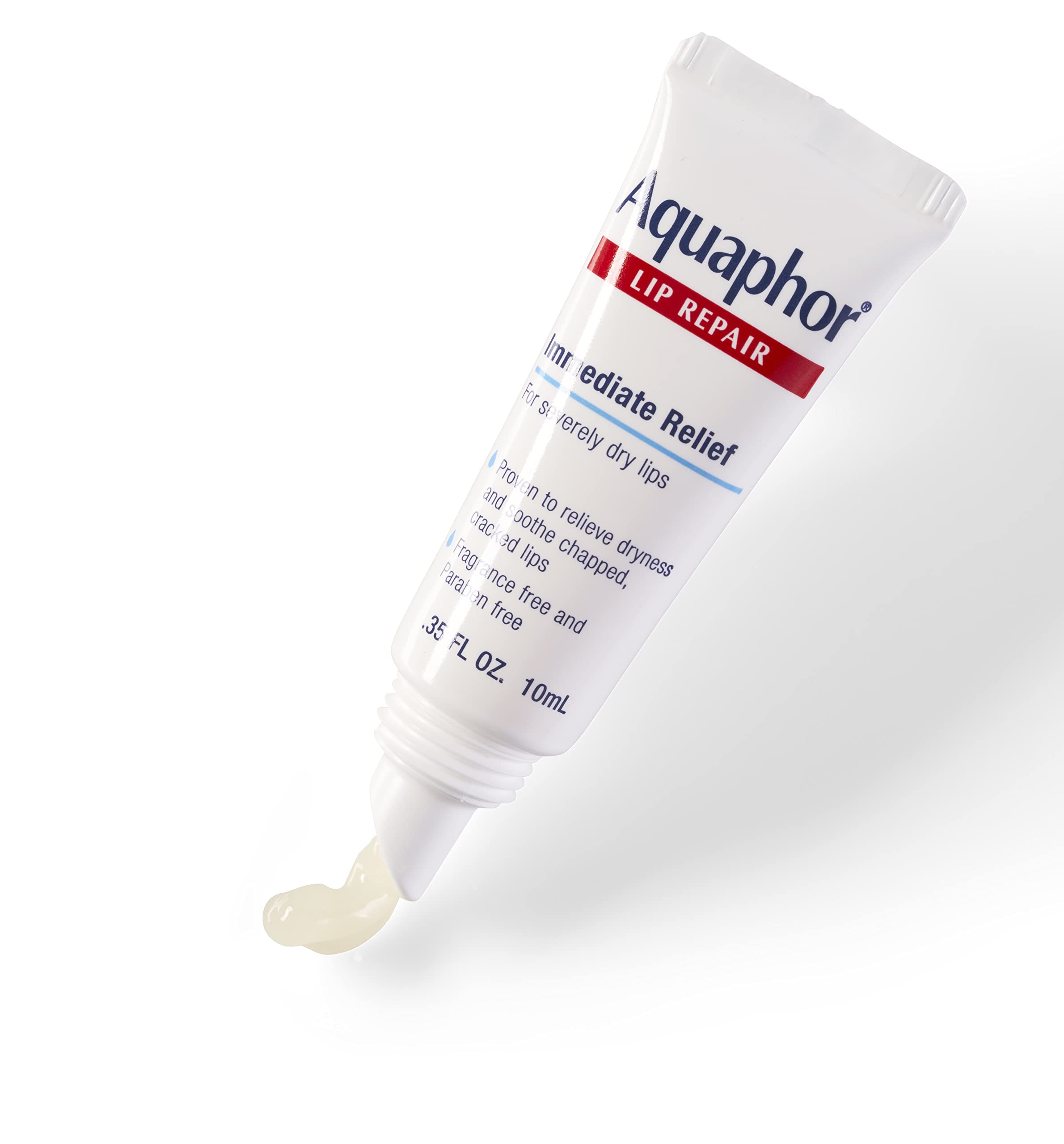 Lip application on dry lips demonstrating soothing relief.