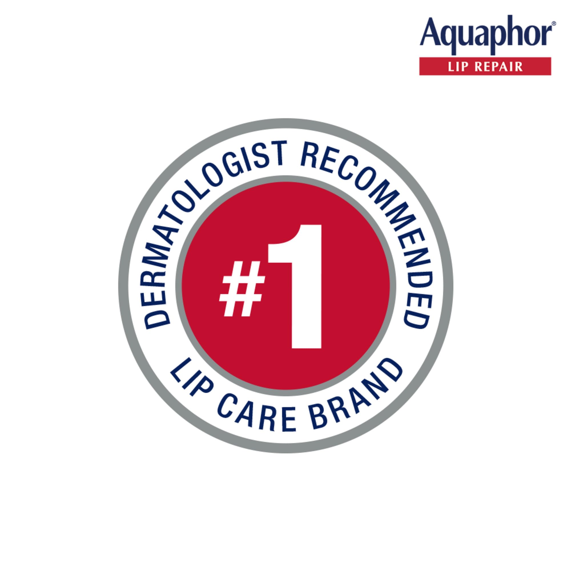Creamy Aquaphor Lip Repair texture close-up showing rich hydration.