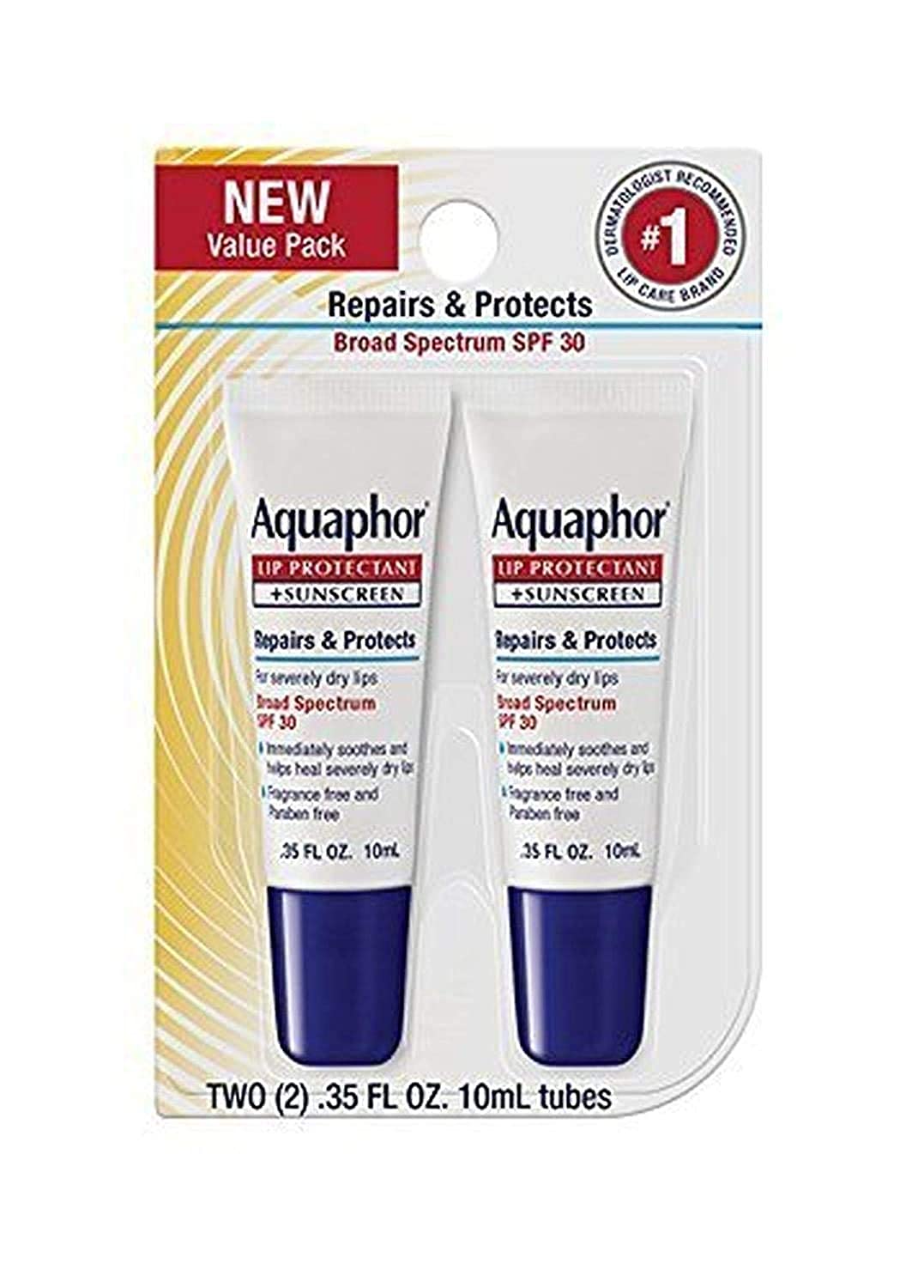 Aquaphor reparacion labios tubo: alivio inmediato y humectación duradera.