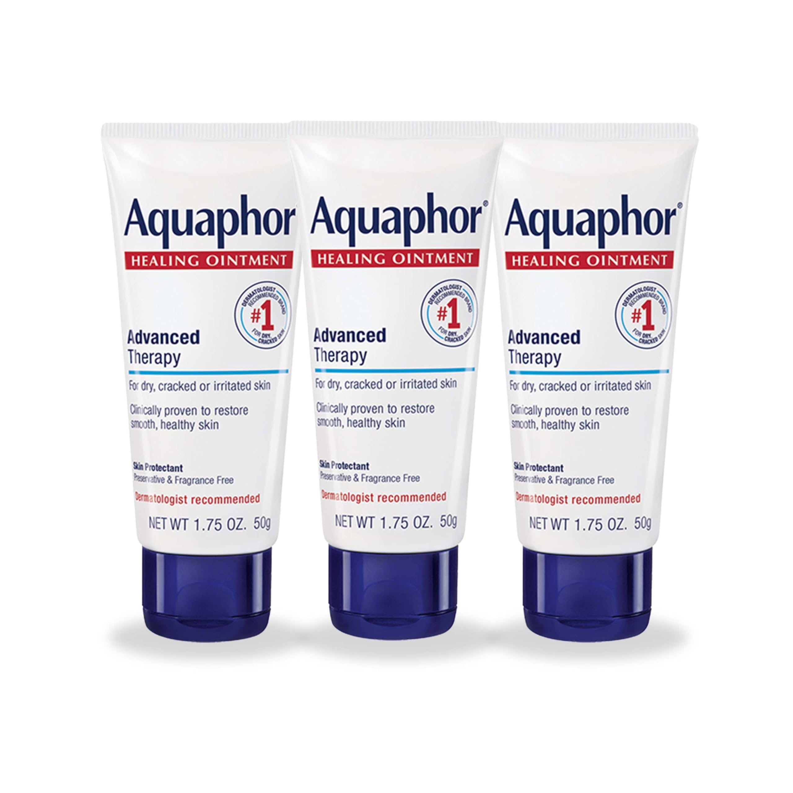 Aquaphor Terapia Avanzada: ungüento para piel seca en uso diario.