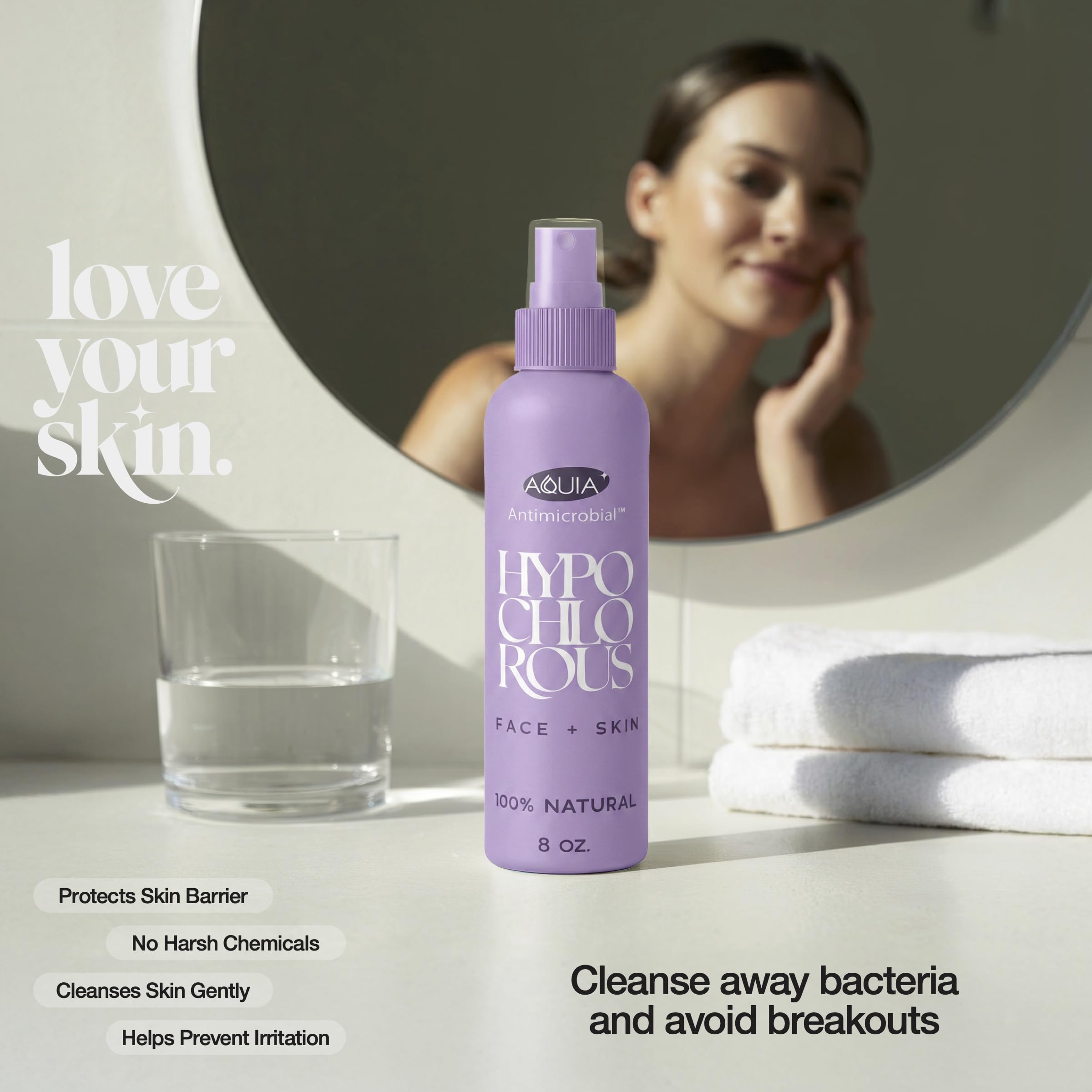 Aplicación en ojos, rostro y piel con Aquia