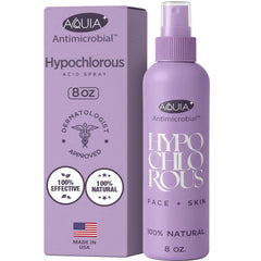Aquia spray hipocloroso para rostro, limpieza suave y refrescante
