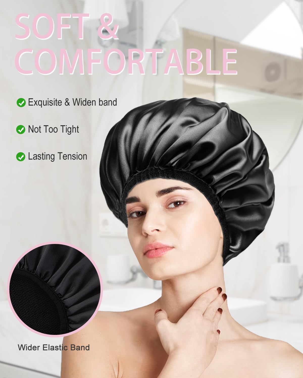 Gorro Aquior uso múltiple para ducha, baño y viaje