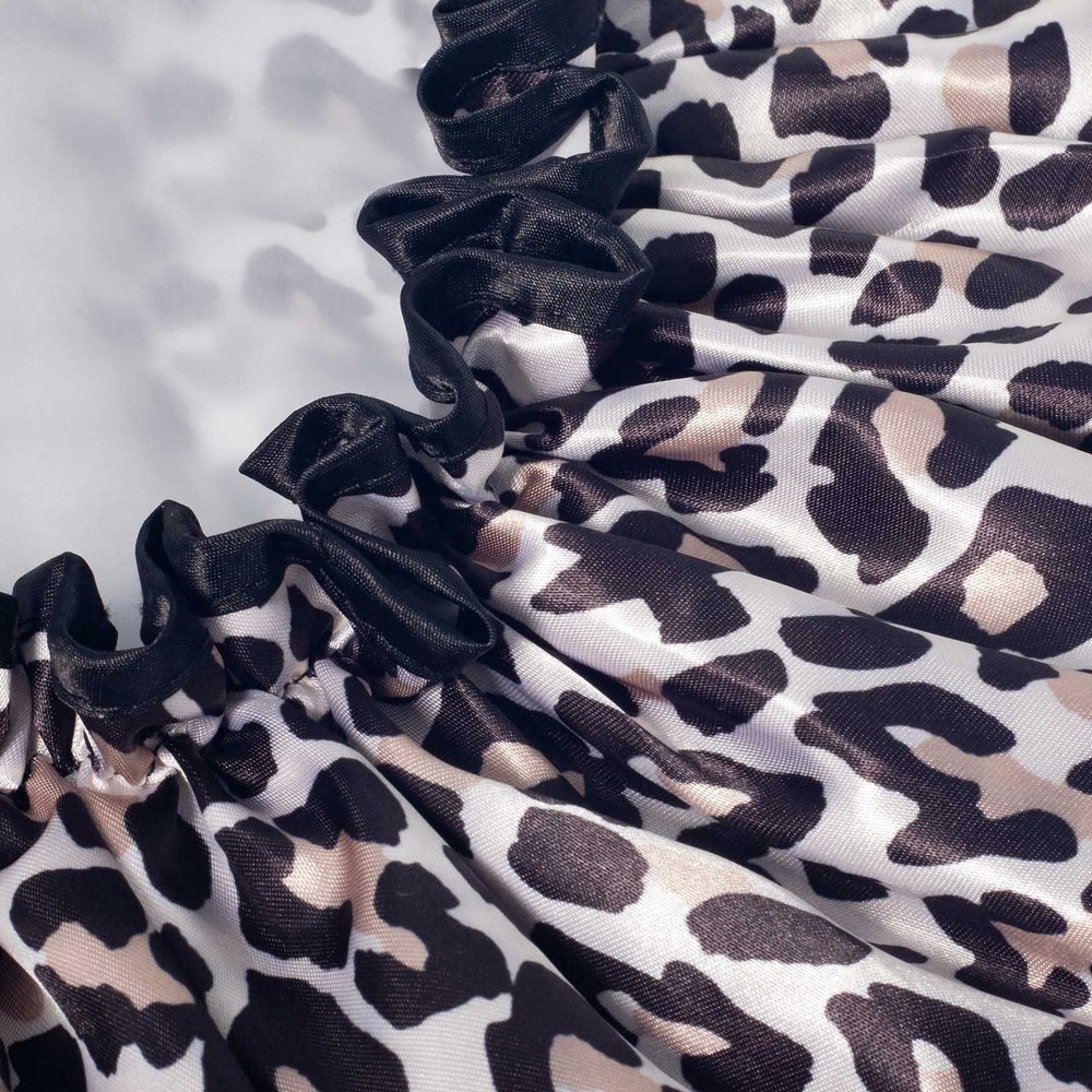 Aquior leopard shower cap children-friendly design for kids