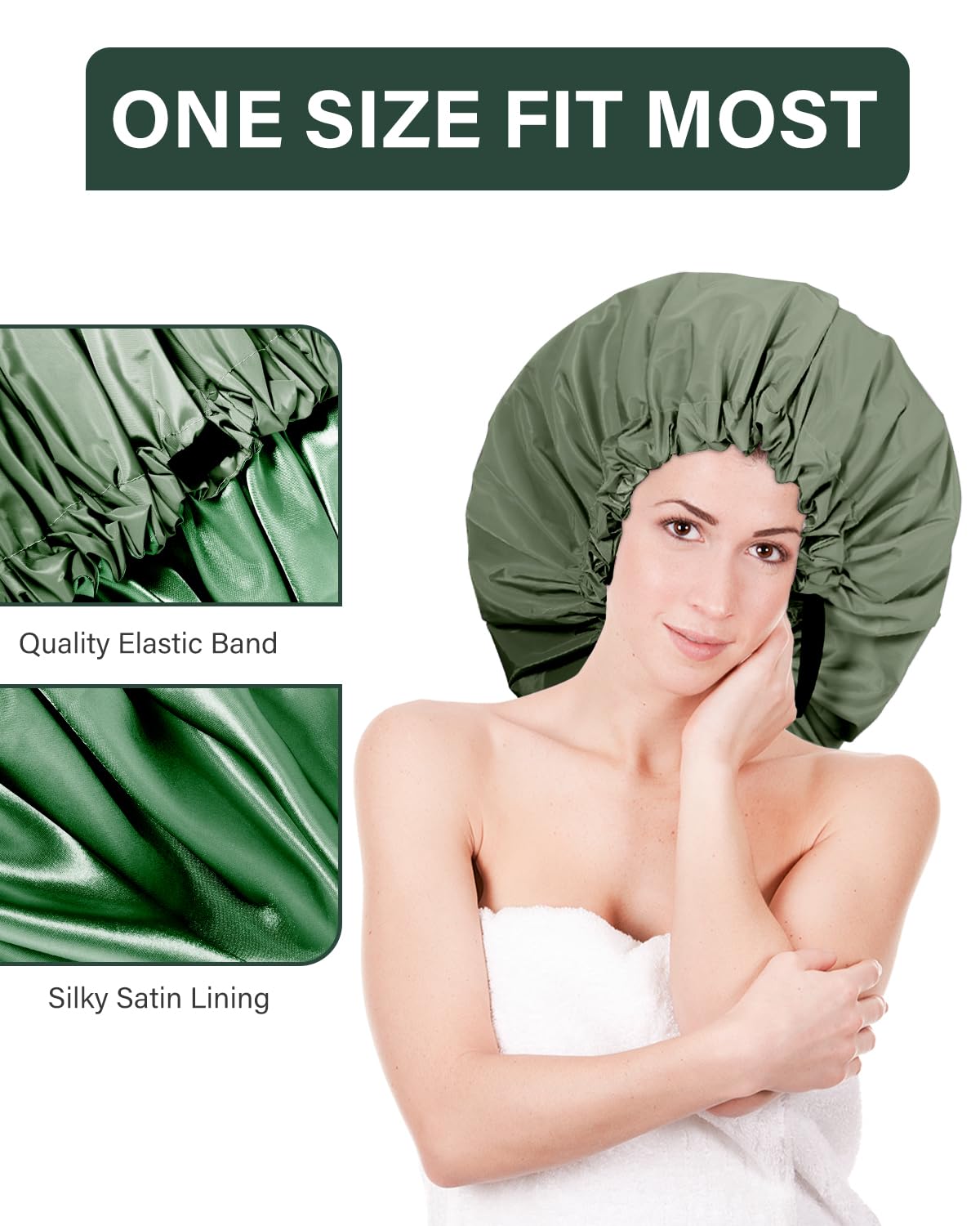 Aquior satin lining adds soft comfort against the scalp during use.