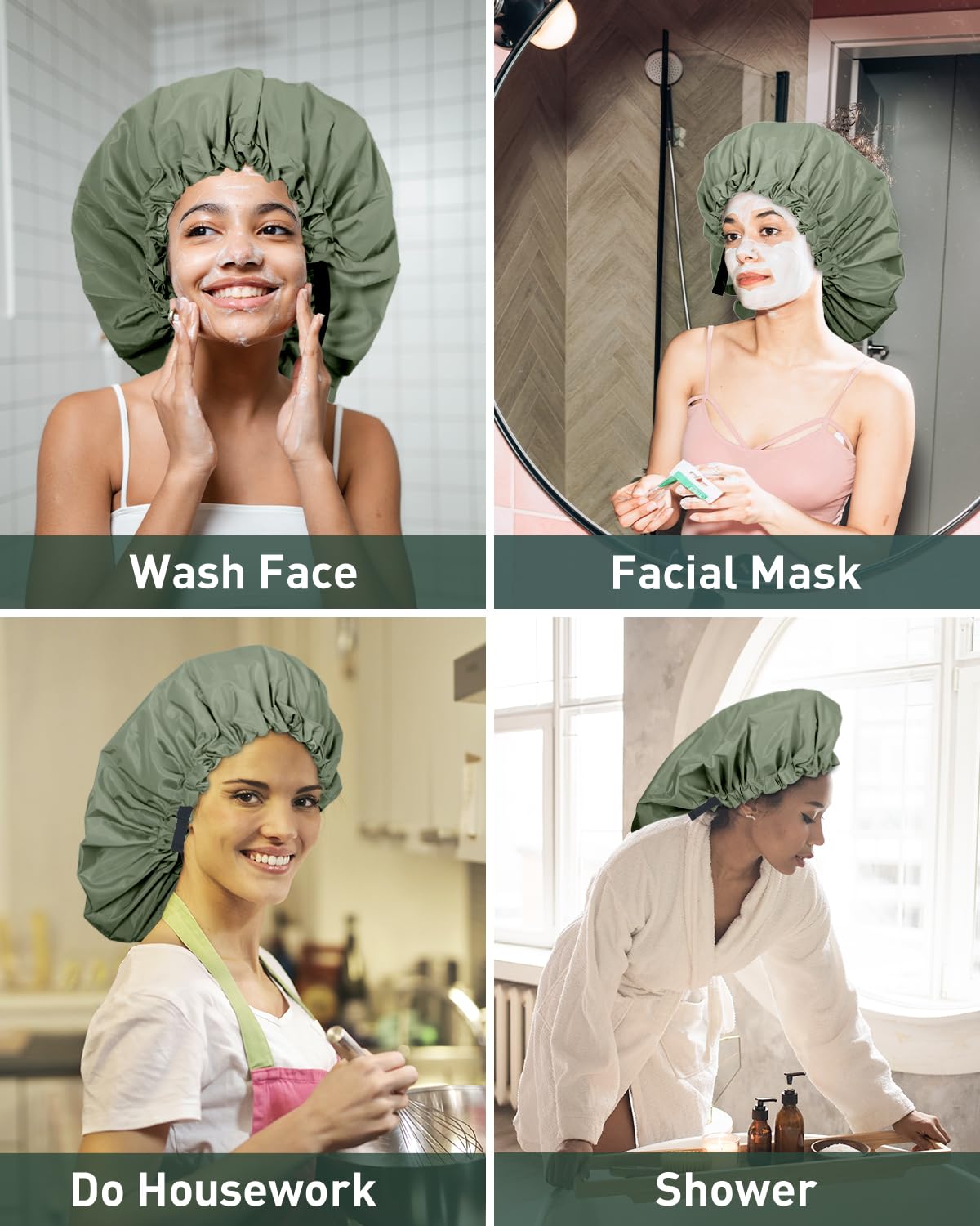 Aquior spa-ready cap suits relaxing bath time or morning routine.
