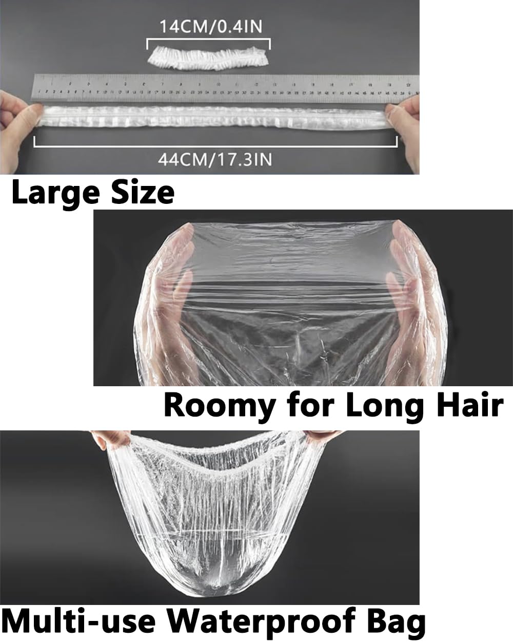 Aquior Shower Cap travel size compact pack saves space in luggage.