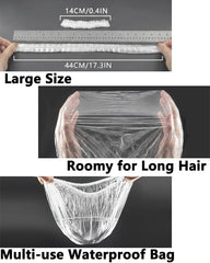 Aquior Shower Cap travel size compact pack saves space in luggage.