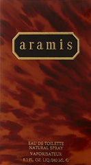 Aramis cologne bottle side view, classic design with long-lasting scent for evenings.