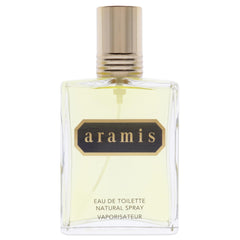 Aramis close-up highlighting woody notes and leather accent