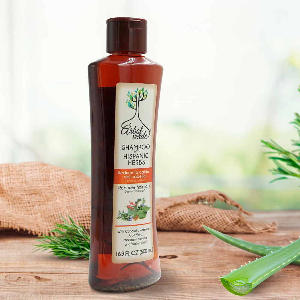 Arbol Verde Champú, aplicación diaria en la palma, experiencia suave para el cabello