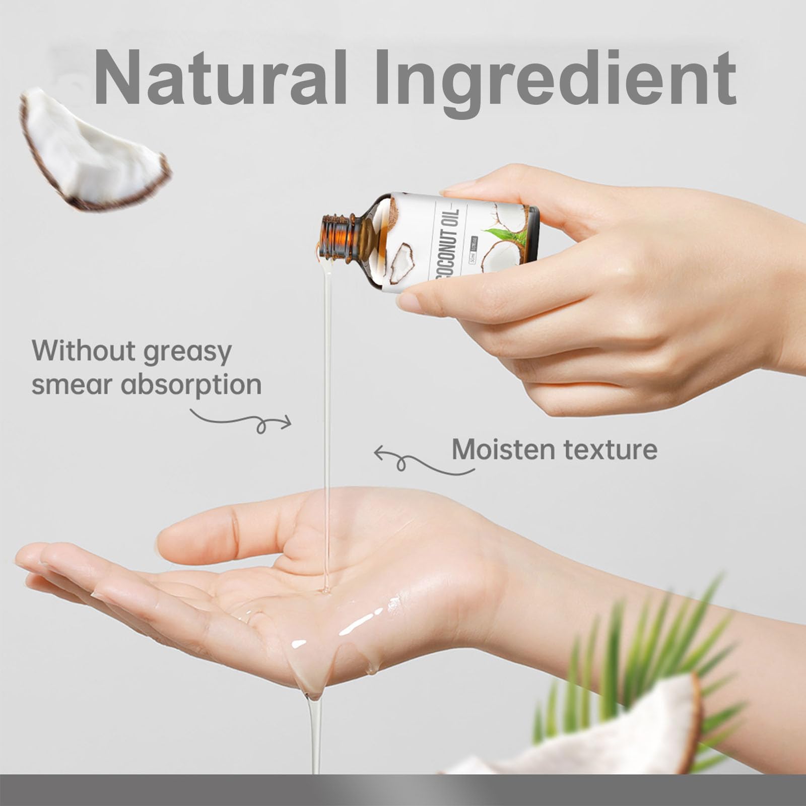 ARCHIDATE masaje corporal con aceite de coco hidratante.
