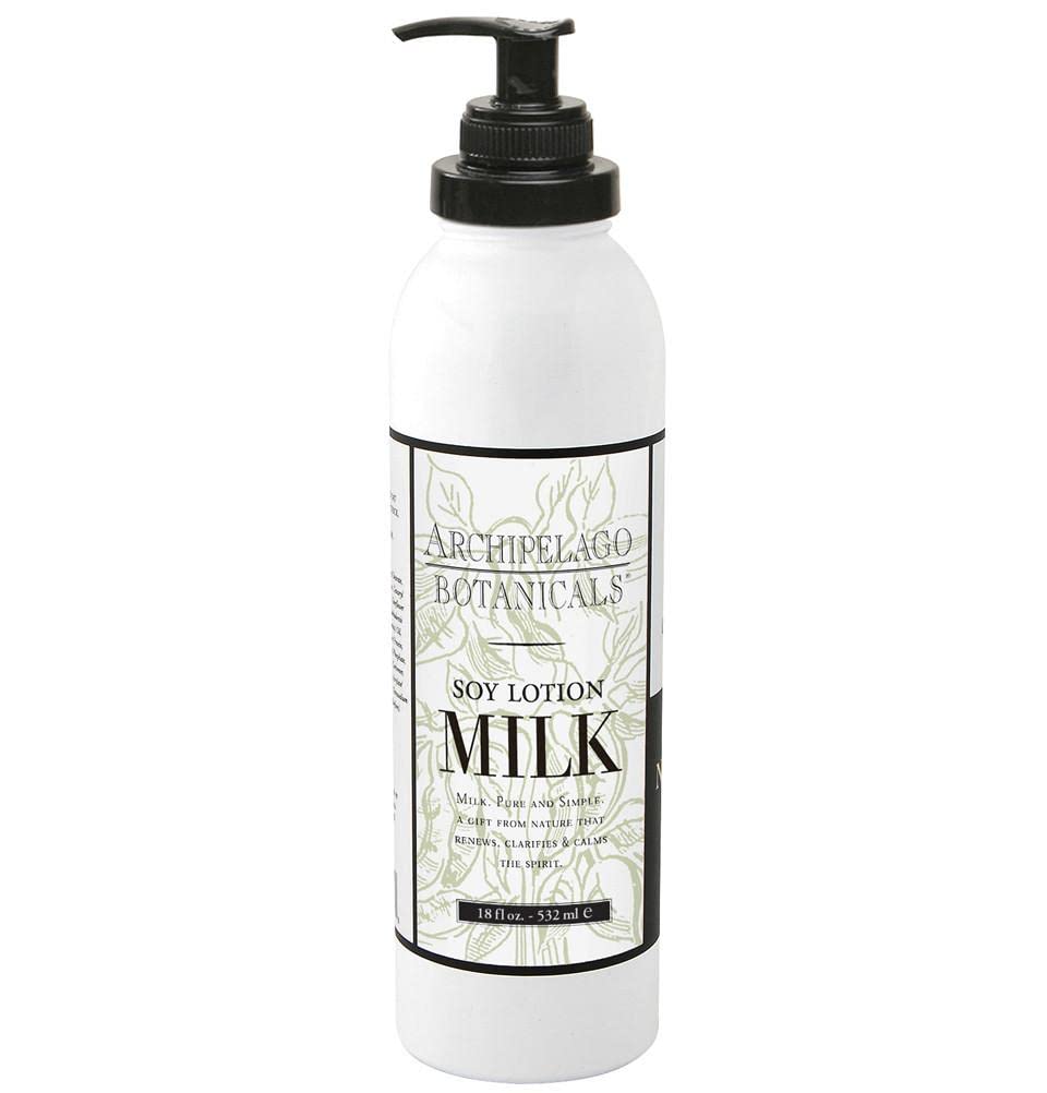 Archipelago Botanicals Soy Milk Lotion bottle offering daily hydration for dry skin