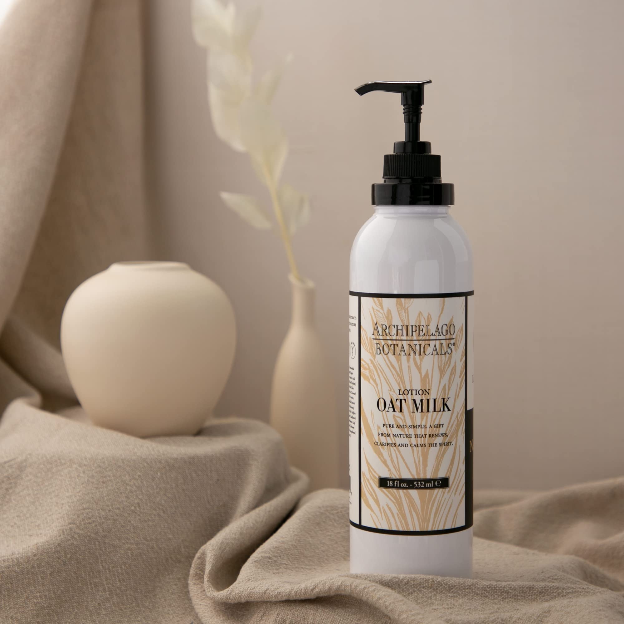 Archipelago Botanicals White Tea scent close-up; calming daily ritual.