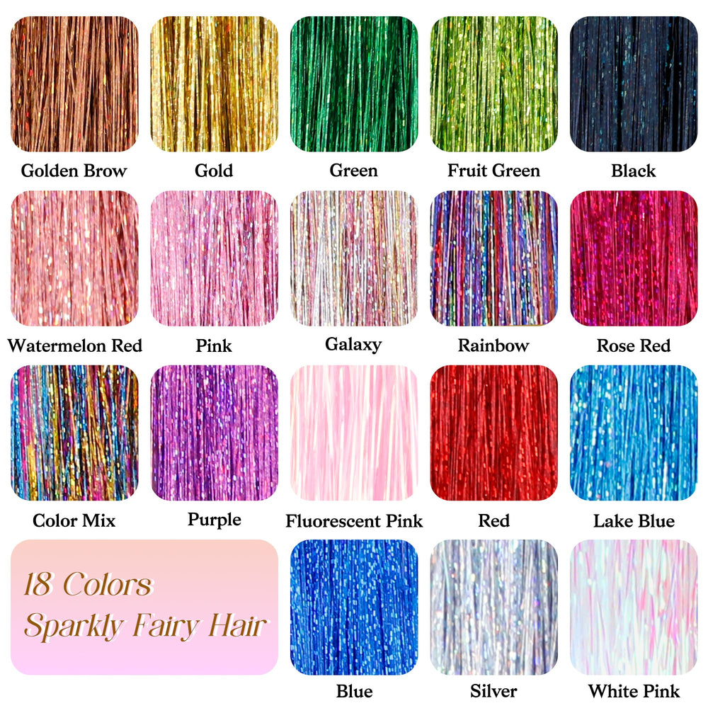 Arcpor Hair Tinsel length 48 inches provides ample material for diverse looks